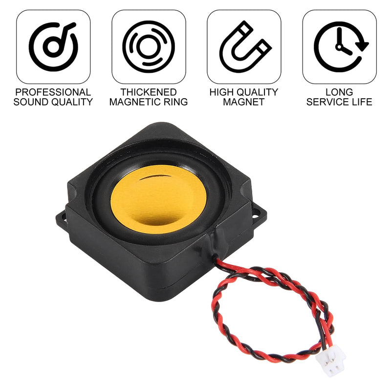 ACEIRMC 4pcs Speaker 2W 8Ω Single Cavity Mini Speaker Full-Range Cavity Micro Loundspeaker for Arduino with JST-PH1.25-2Pin Interface for Small Electronic Projects Advertising Machine LCD TV Monitors