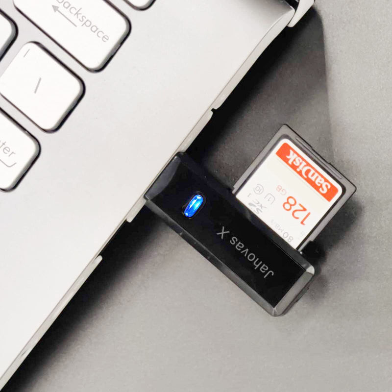 USB 3.0 SD Card Reader for PC, Laptop, Mac, Windows, Linux, Chrome, SDXC, SDHC, SD, MMC, RS-MMC, Micro SDXC Micro SD, Micro SDHC Card and UHS-I Cards (Black) USB 3.0 SD Card Reader (Black)