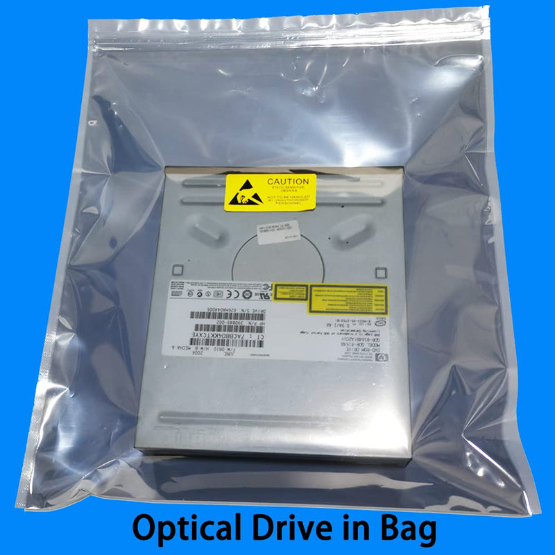 Daarcin 30pcs Anti Static Resealable Large Size Bags 11x13in/28x33cm ESD Bags for Motherboard HDD and Electronic Device,Antistatic Bags for Graphics Card (30pcs 11x13/28x33cm) 30pcs 11x13in/28x33cm
