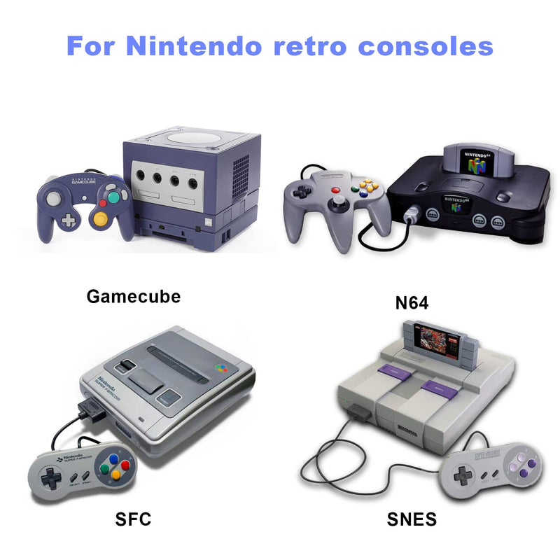 N64 to HDMI Converter Converts N64 Game Console Video Signal to HDMI Signal Easily Connect The Game Console to HDTV Adapter/Converter（Support N64，SNES，SFC，NGC）