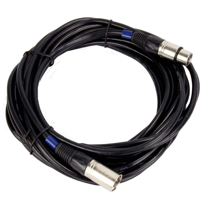 [AUSTRALIA] - CHAUVET DJ 25 Foot Male to Female 3 Pin DMX Lighting Effect Cable | DMX3P25FT 