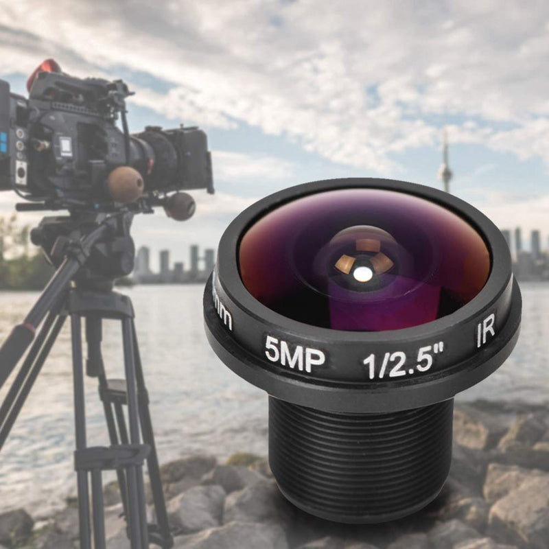 Fisheye Lens, CCTV Lens 1.8mm 180° Wide Angle Board Lens, HD 5mp Fisheye View CCTV Wide Angle Panoramic Camera for CCTV Camera