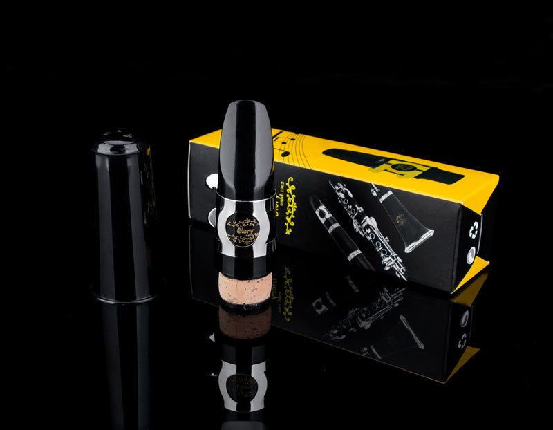 [AUSTRALIA] - Glory Clarinet Mouthpiece Kit with Ligature,one Reed and Plastic Cap~black, Click to See More Colors 