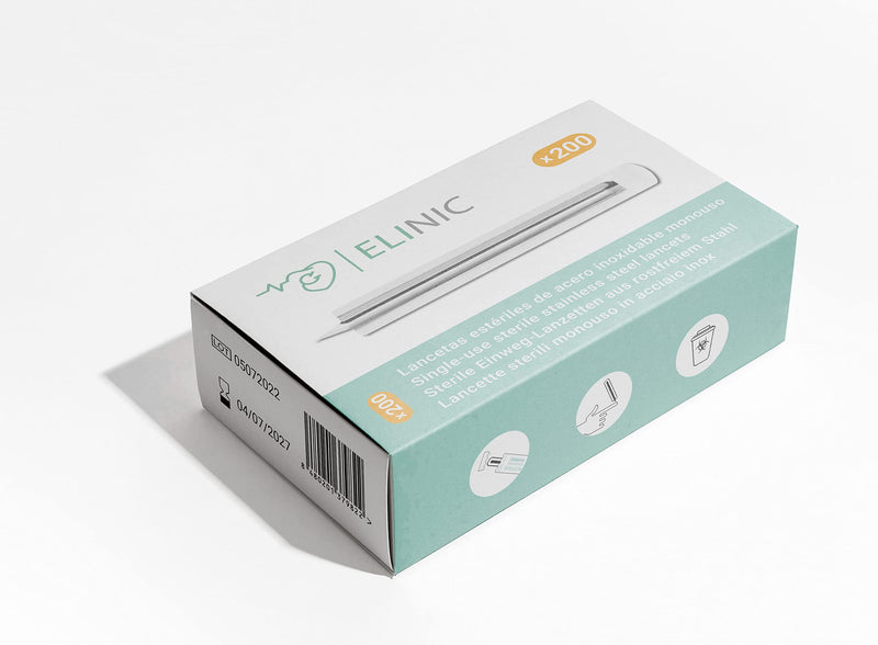 Sterile Stainless Steel Lancets (Pack of 200)