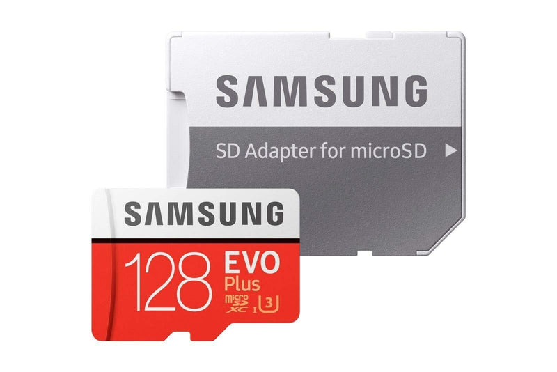Samsung Evo Plus Class 10 UHS-I microSDXC U3 with Adapter (128GB MB-MC128GA/APC)