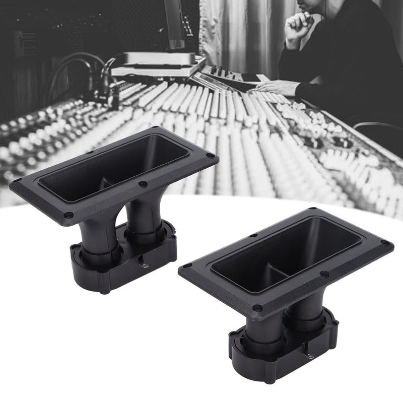 [AUSTRALIA] - Piezoelectric Speaker Dual Driver Tweeter Horn, 98dB Sensitivity, Ceramic Driver, Wide Dispersion Speakers for DJ Speakers, Studio Monitors, Karaoke Speakers 