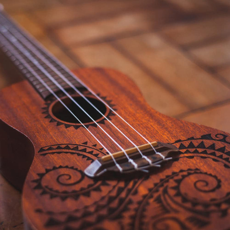 [AUSTRALIA] - Ukulele Saddle Bridge, Ukulele Bridge 4mm Shell Upper and Lower Bridge Accessories Parts for Musical Instruments 