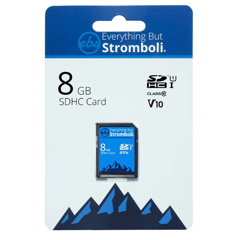 Everything But Stromboli 8GB SD Card (5 Pack) Speed Class 10 UHS-1 U1 C10 8G SDHC Memory Cards for Compatible Digital Camera, Computer, Trail Cameras 8GB 5 Pack