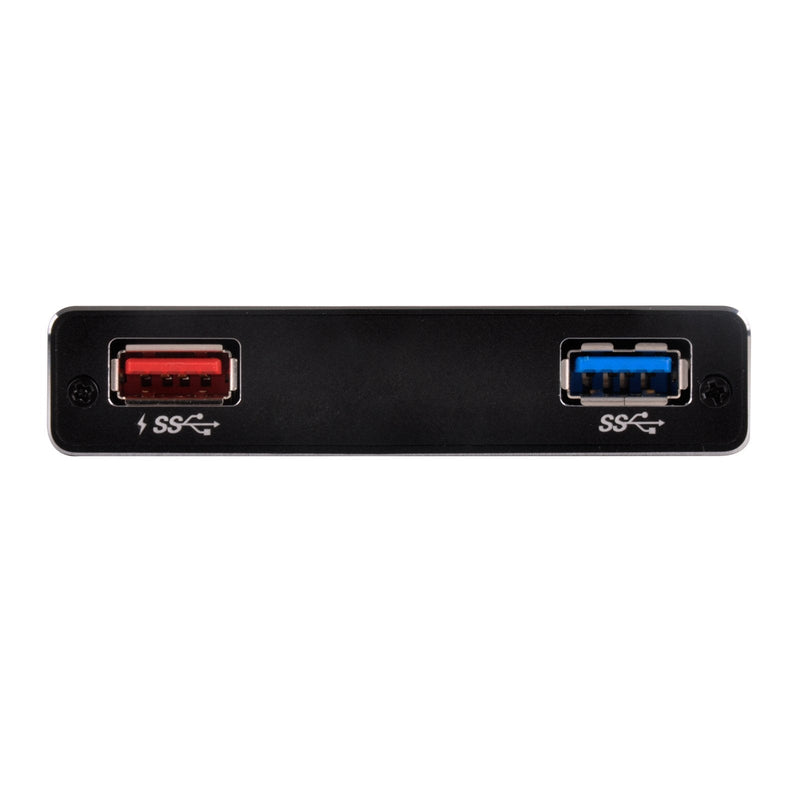 SilverStone Technology 2.5" Hard Drive / SSD Enclosure with USB 3.1 Gen 1 Type-C Port, Power Delivery up to 60 Watts, and USB Type-A Hub TS15B