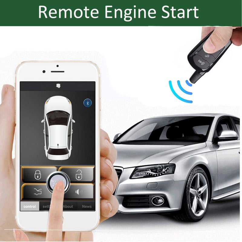 Universal Car Remote Engine Starter Push Engine Start for Car Keyless Entry Lock/Unlock Trunk Release Remote Key or Phone Control Gifts for Man MP900-2