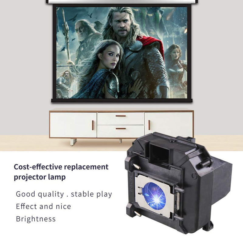 KAIWEIDI ELPLP60/V13H010L60 Replacement Projector Lamp for EPSON EB-2020 EB-2060 EB-420 EB-421I EB-905 EB-93 EB-95 EB-96W H381A H387A,PowerLite 420 425W 905 95 96W,BrightLink 425Wi 430i Projectors