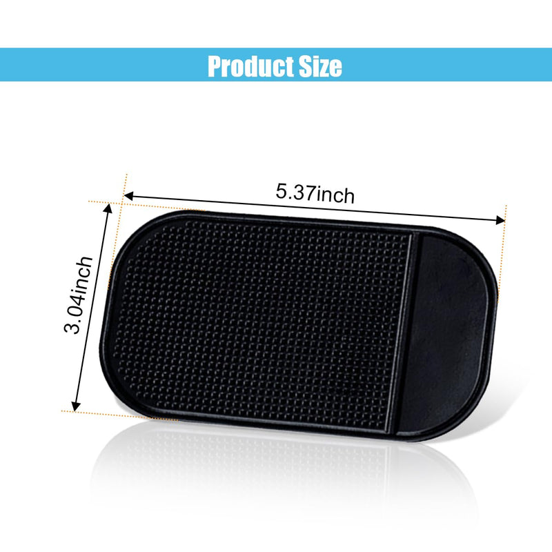 5PCS Car Dashboard Non-Slip Mat, Anti-Slide Sticky Multifunctional Pads for Auto Dashboard, Cell Phone Bracket Mat, Fit for Cell Phones, Keys, Sunglasses, GPS, Coins, Mirrors