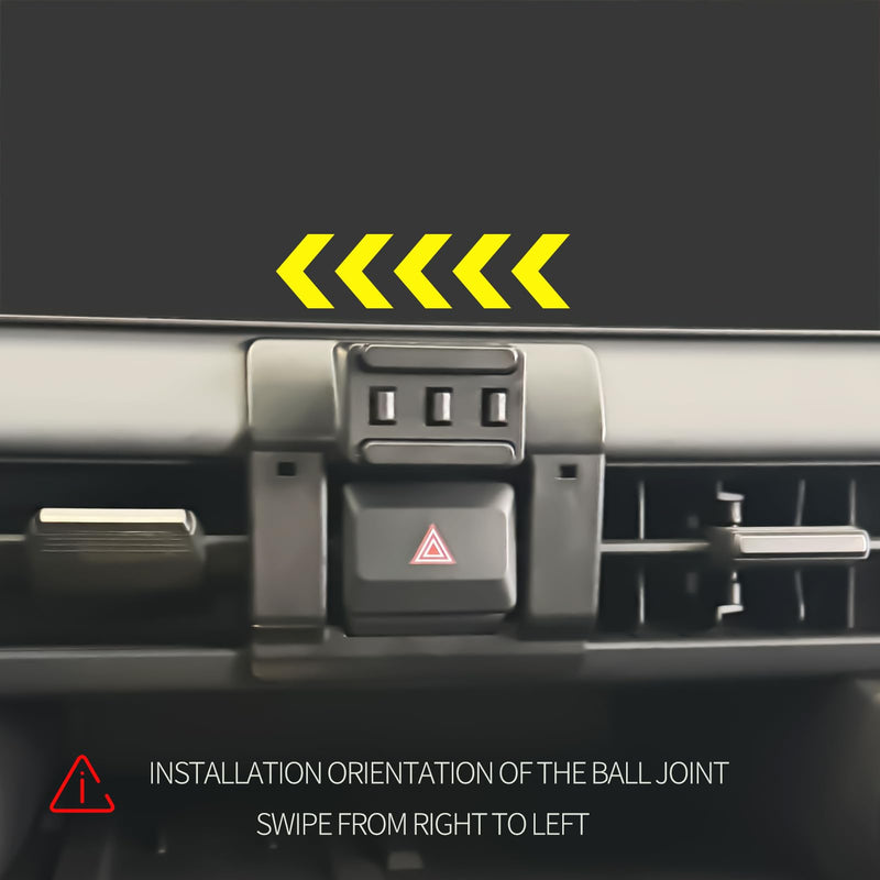 for MagSafe RAV4 Phone Mount, Exclusive Fit for 2026 Toyota RAV4, Fit for MagSafe iPhone 17/16/15/14/13/12/Mini Series, Super-Strong Magnet for Toyota RAV4 Accessories