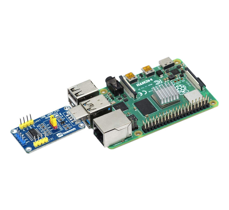 sb components Raspberry Pi USB UART/I2C Debugger Helps to Build a USB connectivity to Configure/Debug Development Board, USB to UART /I2C Converter for Raspberry Pi