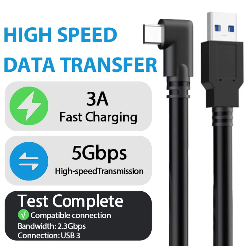 10FT Link Cable for Oculus Quest 2, Link Cable for Quest 2 High Speed Data Transfer Charging Cable USB 3.0 to USB C Cable Charger for Oculus Quest 2 Accessories VR Headset Gaming to PC 10 Ft (3M)