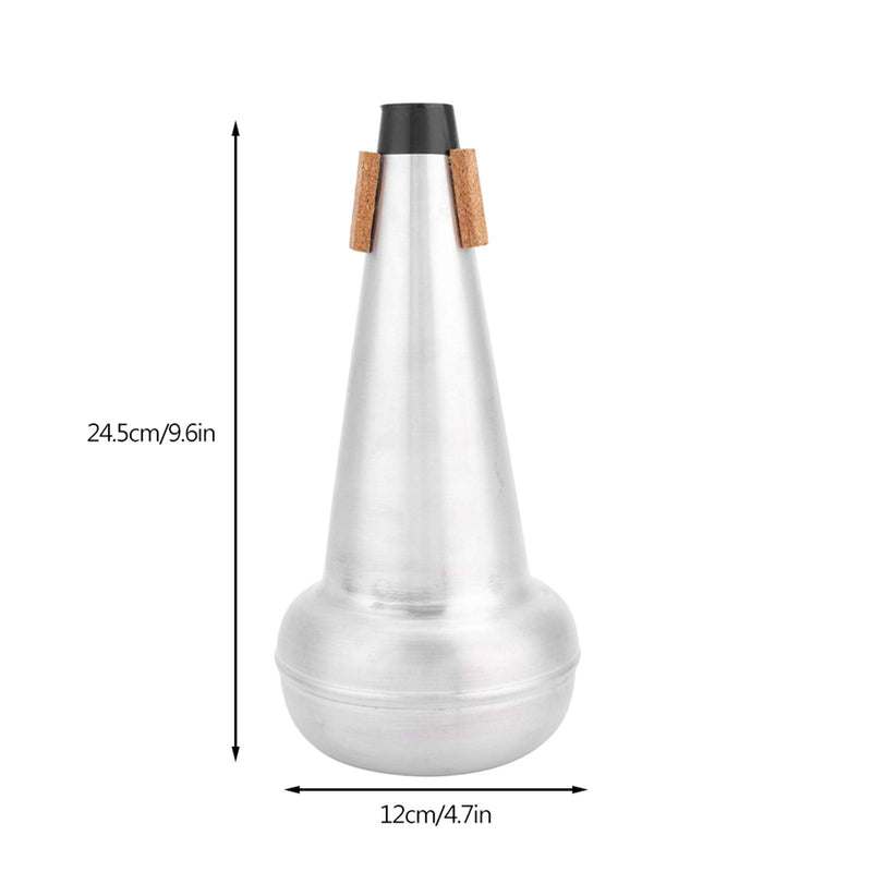 Tenor Trombone Mute Professional Aluminium Alloy Tenor Trombone Practice Mute Silencer for Trombone Musical Instruments Accessory