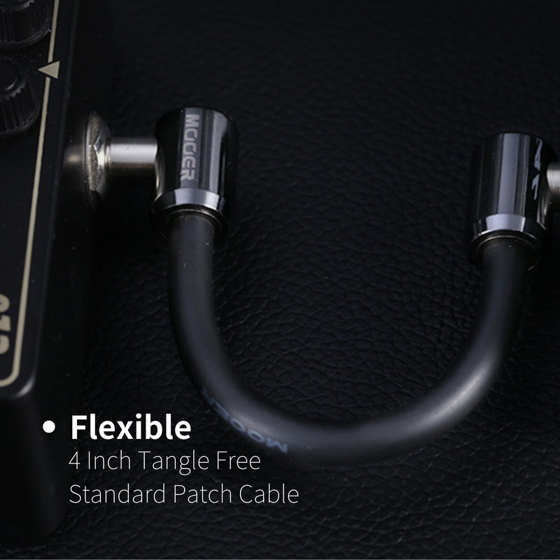 MOOER Guitar Pedalboard 4 inch Patch Cable 3Pack