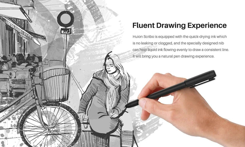 Digital Neutral Battery-Free Pen for Huion Scribo PW310 8192 Levels for HS611/HS64/HS610/Q620M/H610PRO V2/Kamvas Pro 20