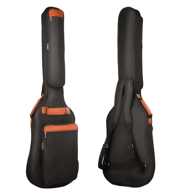 Electric Bass Guitar Backpack with Adjustable Strap, Large Pockets, Waterproof, Durable Gig Bag for Outdoor