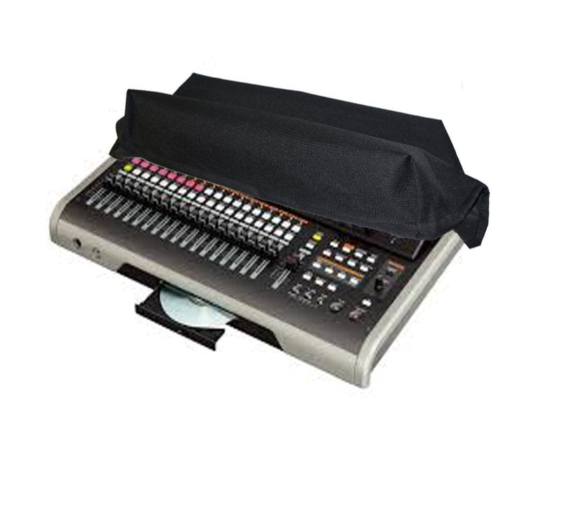 DigitalDeckCovers Dust Cover Compatible With Tascam DP-24 / DP-32 / DP-32SD Digital Portastudio Recorder [Antistatic, Water Resistant, Protector, Black] [WxDxH = 20.2x13.4x4.09-2]