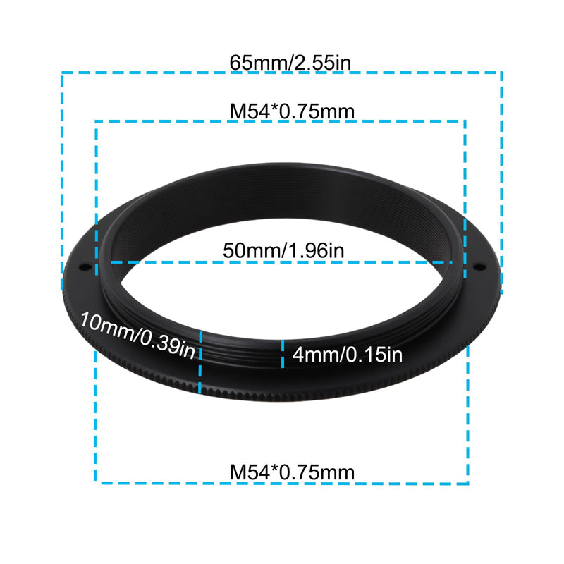 [AUSTRALIA] - M54X0.75 Male Thread to M54X0.75 Male Thread Telescope Adapter Ring for Lens Filter 