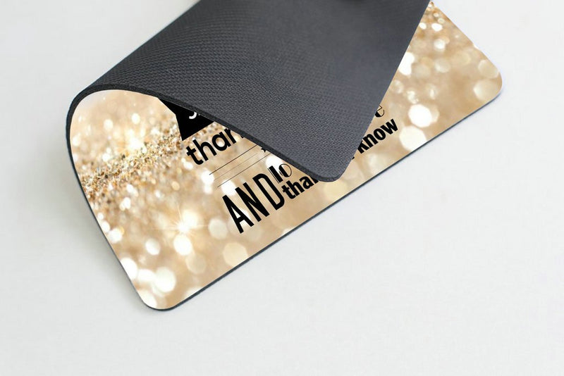 Smooffly Life Quote Mouse Pad Custom,Always Remember You are Stronger Braver Smarter 9.5X7.9 inches Mouse Pad SM-28
