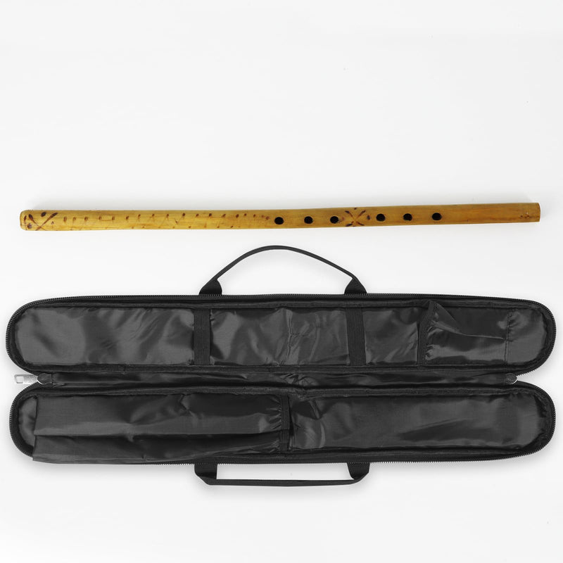 VICASKY Lightweight Handbags Accessories Accessory - Bamboo Flute Bag Storage Lightweight Handbags USA Accessories Accessory Case Carrying Pouches Black