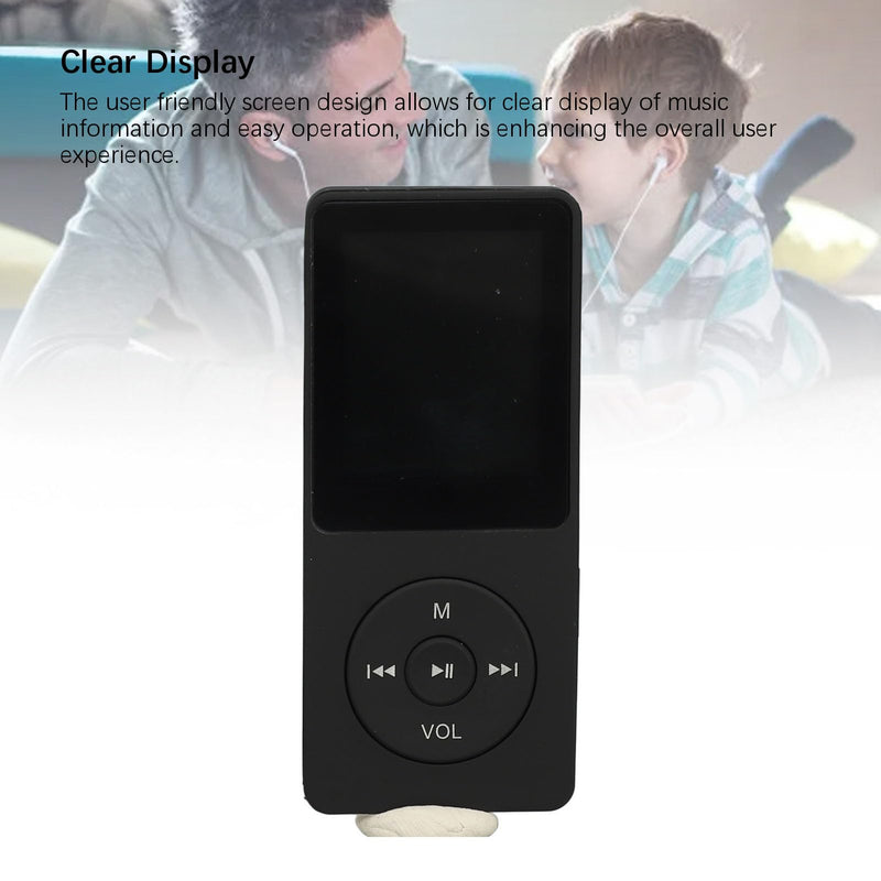 MP3 Player with Bluetooth, HiFi Sound Portable Music Player with Earphones, Music Device Mp4 MP3 Player for Kids