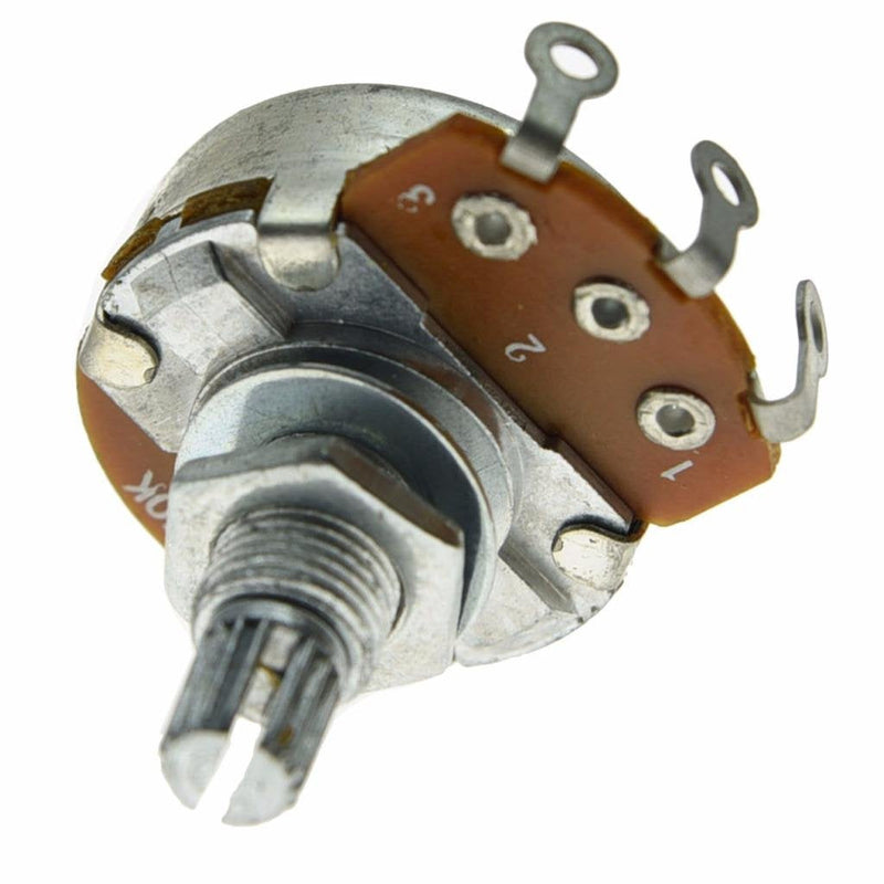 [AUSTRALIA] - Dopro 5pcs Linear Guitar Pots Volume 500K Electric Guitar Large Pots 24mm Base with Long Split Shaft Guitar Potentiometer B500K Long 18mm Shaft 
