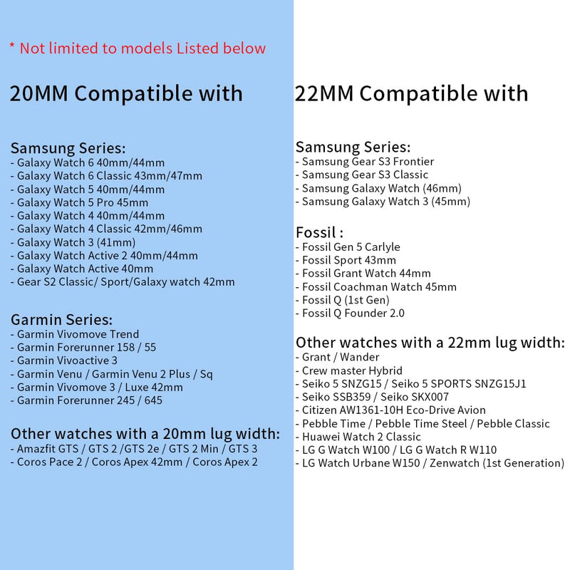 20mm Titanium Band Compatible with Samsung Watch 6 Classic 43mm/47mm/5 Pro 45mm/4 Classic 46mm,22mm Metal Strap Compatible with Samsung Watch 46MM/3 45MM, Gear S3 Frontier 20mm
