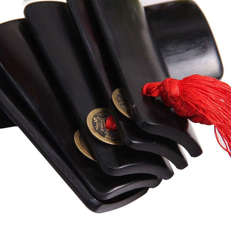 Miwayer Professional Chinese Kuaiban,China Allegro Clapper Bamboo Traditional Instrument Festival Performance Props,Percussion Tradition Music Instruments Rap Drama Adult Black