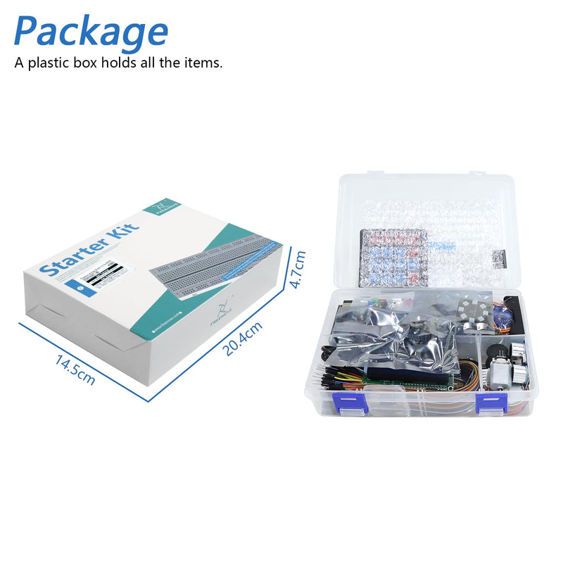 Freenove Ultimate Starter Kit for ESP32 CAM (Included), Dual-core 32-bit 240 MHz Microcontroller, Onboard Camera Wireless, Python C Java, 795-Page Detailed Tutorial, 240 Items, 122 Projects with Memory Card Slot and Card