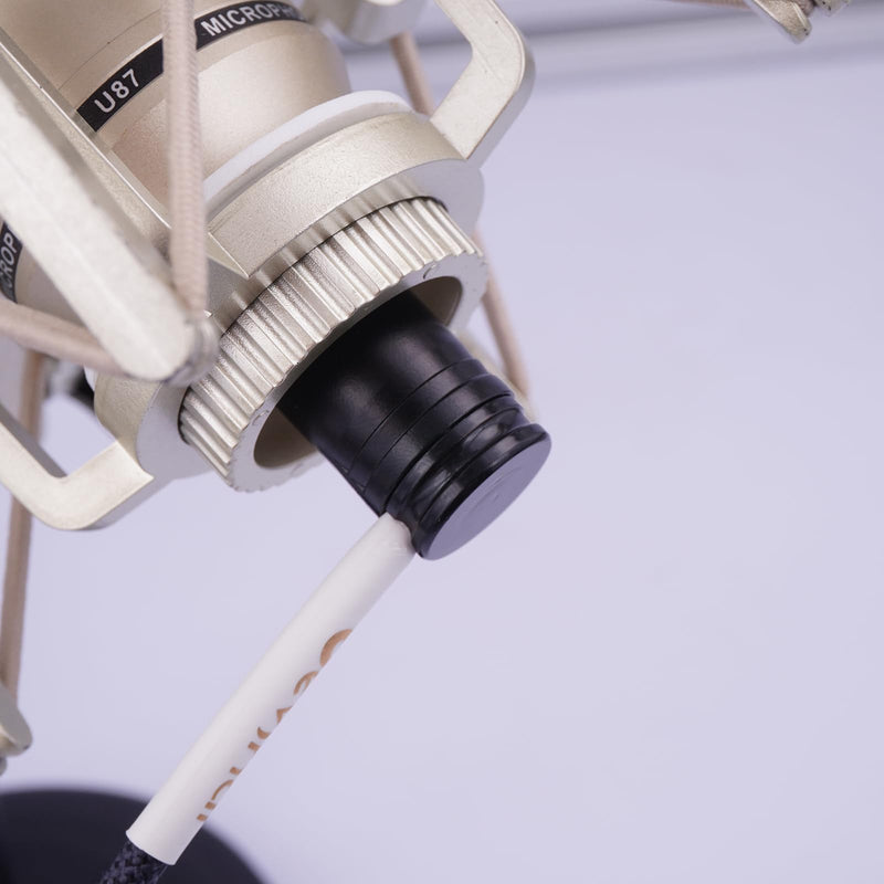 [AUSTRALIA] - Devinal Rotatable Right-Angle XLR Cable, Adjustable-Angle Low-Profile XLR Microphone Adapter Connector, Right-Angle Mic Cord on Both Ends (Male and Female) 0.8 FT 2 pcs Angle Male to Angle Female 1FT 