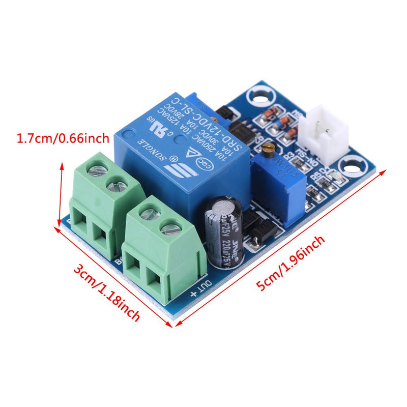 Protection board, 12V battery undervoltage switching module, undervoltage protection for automatic recovery when switched on, with LED indicator