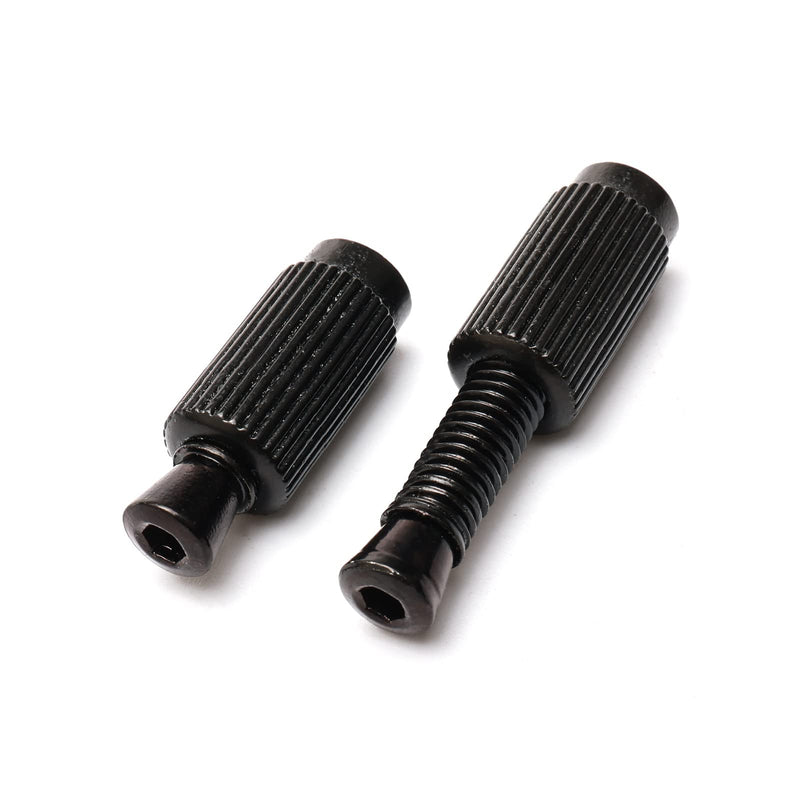 [AUSTRALIA] - Swhmc Bridge Locking Nut 6 Strings Electric Guitar Tremolo Bridge Parts Set for Floyd Rose Type, Black 
