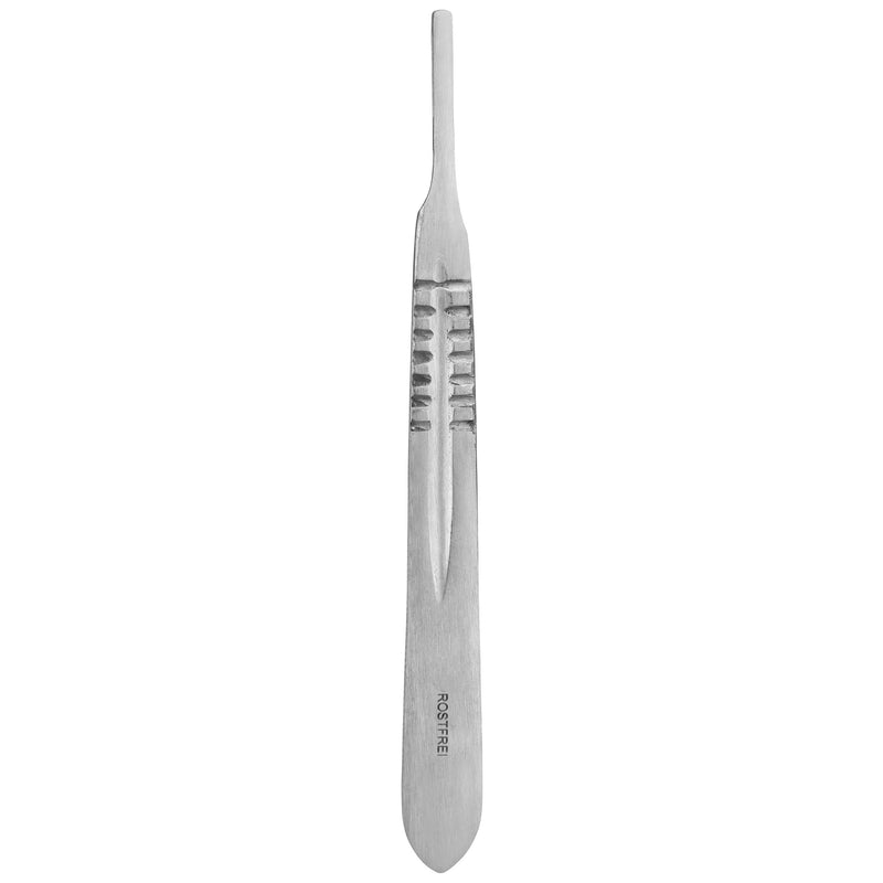 Set of 10 Sterile Scalpel Blades Figure 23 Made of Carbon Steel - Replacement Blades + 1 x Shehadeh - Scalpel Holder - Stainless Steel