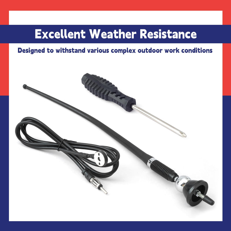 [AUSTRALIA] - RMA60 Rubber Radio Antenna Replacement for John Deere for Kubota for Massey Ferguson for Yanmar Tractor 