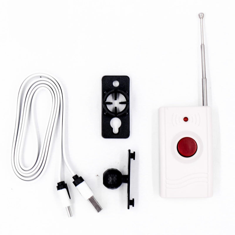 [AUSTRALIA] - Waytronic PIR Infrared Motion Sensor Activated Sound Player Loudspeaker Alarm Motion Detector for Door Greeter Welcome Guests Entry Alert and Sales Advertising, (Black) 