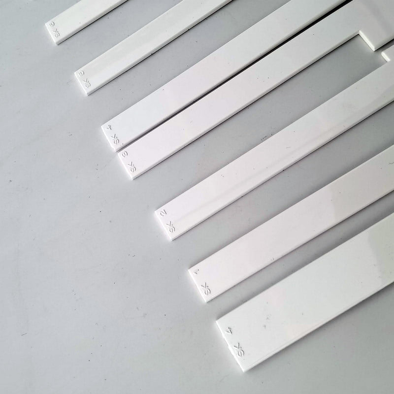 [AUSTRALIA] - Piano Key Top Piano Accessories The White Keyboard Top Does Not Require Sanding For Easy Installation Of The Piano Key Replacement 