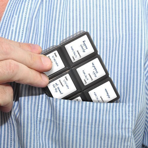 Acuvar 12 slot SD/SDHC Memory Card Hard Plastic Cases 12 Slots
