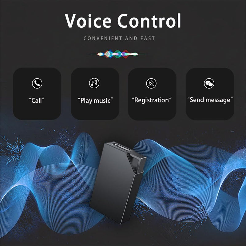 [AUSTRALIA] - Digital Voice Recorder with 64GB Memory, USB Charging, Voice Activated Recorder, Mini Small Square Voice Recorder Voice Recorder, Meetings, Lectures and Interviews（1 * 0.8 * 0.2） 1 * 0.8 * 0.2 