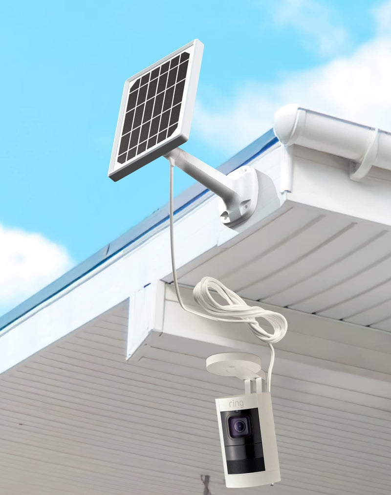 Solar Panel for Ring Camera, Camera Solar Panel Charger Compatible with Ring Stick Up Cam Battery & Spotlight Cam Battery/Plus/Pro,Waterproof, Fast Charging
