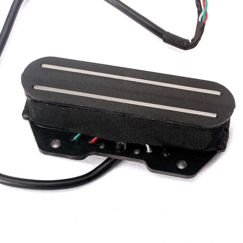 [AUSTRALIA] - Alnicov Electric Guitar Pickup Dual Hot Rail Humbucker Pickup Single Coil Guitar Pickup Fit for TL Strat Squier Tele Electric Guitar，Black 