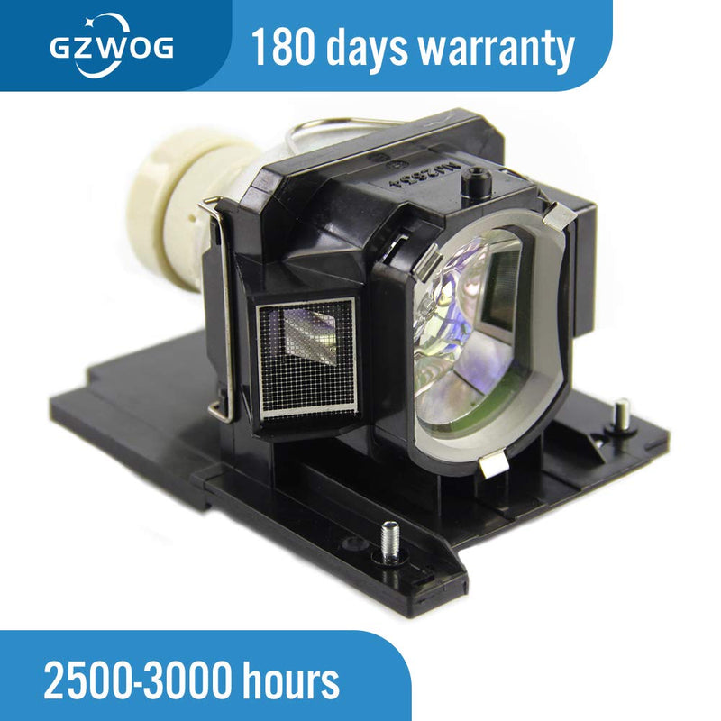 Gzwog DT01021 Replacement Projector Lamp Bulb with Housing for Hitachi CP-2010/X2010N/X2011N/X2510/X2510E/X2510N/X2511N/X2514WN/X3010/X3010E/X3010N/X3011/X3014N/X3511/WX3011N/ ED-X40/X42/X45/X45N/X42N