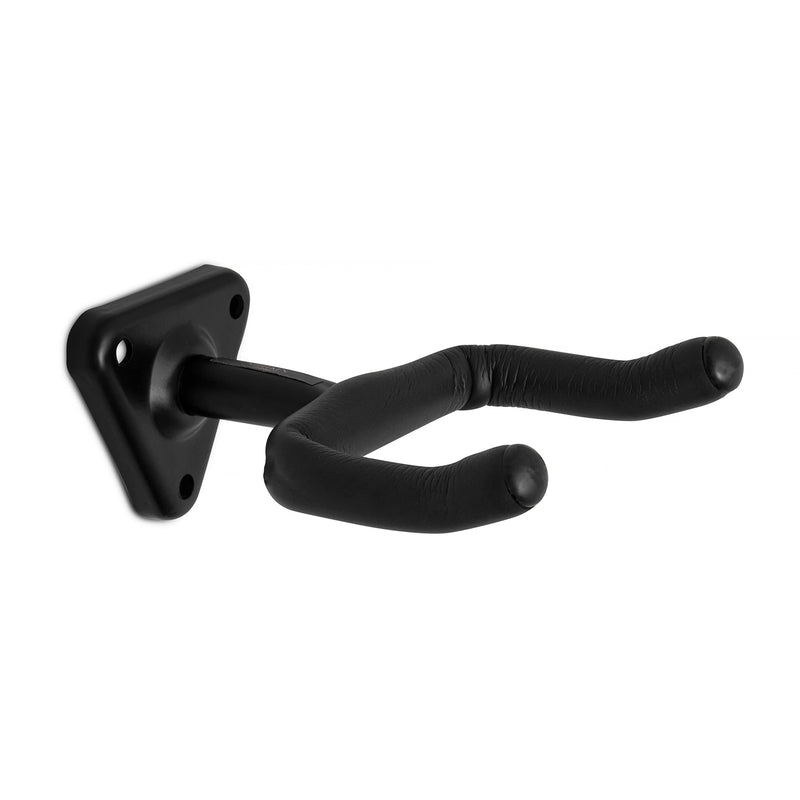 Wall Mounted Trumpet Holder - Black Metal - Hanging Display or Storage - for Yamaha and Bach - Complete with Instrument Cleaning Brush