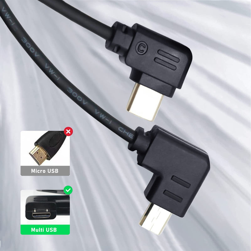 [AUSTRALIA] - RSS Control Cable, USB-C to Multi-USB Multi-Camera Control Cable for DJI Ronin-SC to for Sony A9, A7, A7S, A7/A7S/A7R II, A7/A7R III 30cm (Upwards) 