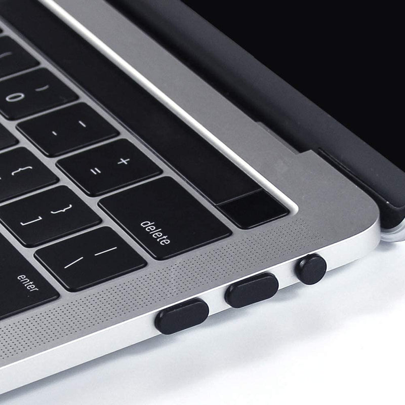 10PCS Dust Cover Port Plugs for MacBook Air 13" M2 M1 /MacBook Air 15.3" /MacBook Pro 13" M2 M1 /MacBook Pro 14" 16" M3 M2 M1, Dust Plug for USB C Thunderbolt,3.5mm Headphone & 2PCS Webcam Cover Slide