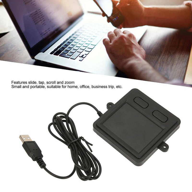 Wired USB Touchpad Mouse – High Sensitivity Multi-Touch Trackpad with Plug & Play, 2 Buttons, Portable for Home/Office/Travel