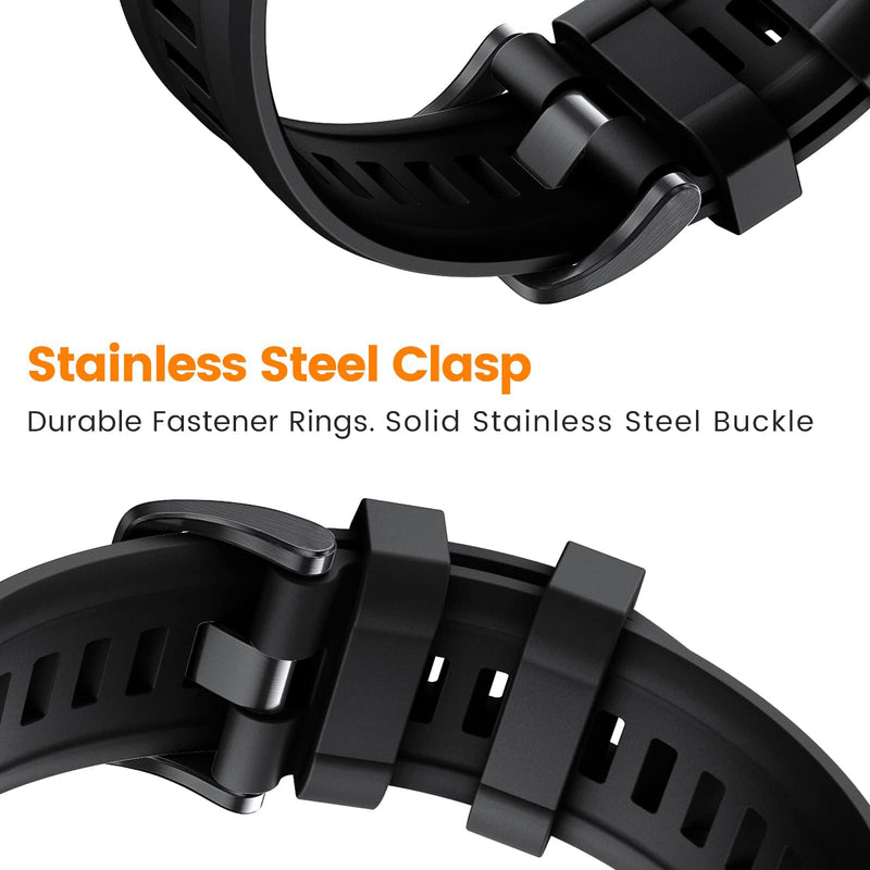 NotoCity Compatible with Fenix 7/Fenix 6/Fenix 5 Band,QuickFit 22mm Silicone Watch Band for Fenix 8 47mm/Fenix 7 Pro/Fenix 6 Pro/Fenix 5 Plus/Approach S70/S62/S60/Epix 2 Pro 47mm(6PCS) 6pcs