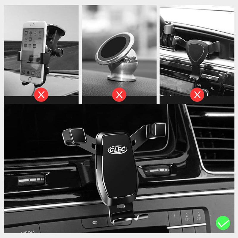 Car Phone Holder,Fit for BMW X5 2014-2018 X6 2015-2019,Adjustable Gravity for Air Vent Alloy Phone Holder Compatible with 4-7 Inches Smartphones,Black Fit for BMW X5 2014-2018 X6 2015-2019
